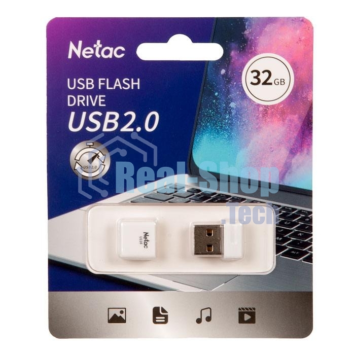 Флешка USB Netac U116 32Gb NT03U116N-032G-20WH, USB 2.0