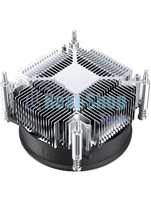 Кулер ID-COOLING DK-19 PWM серебристый/черный 92мм алюминий 2200rpm 26db 4-pin 95W 55мм