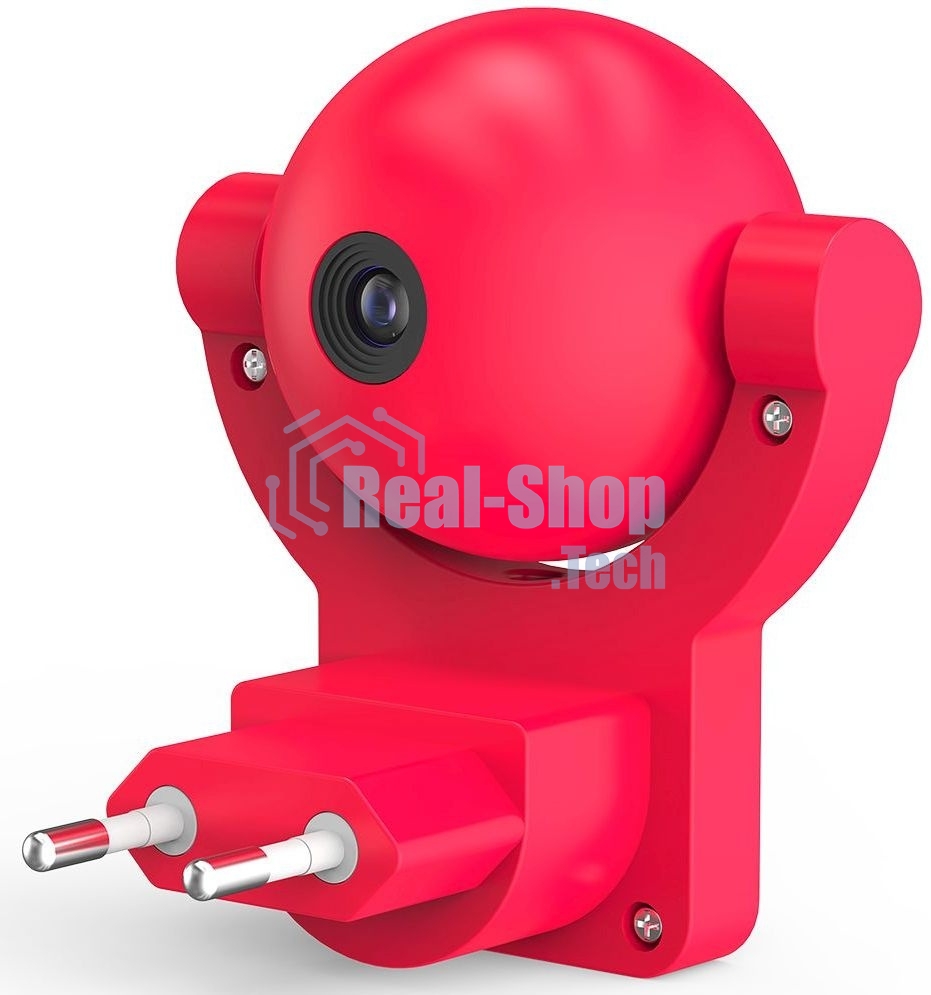 Светильник розеточный Gauss с фиксированной проекцией и датчиком освещ. 0.5Вт розо. 1/100