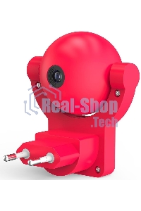 Светильник розеточный Gauss с фиксированной проекцией и датчиком освещ. 0.5Вт розо. 1/100