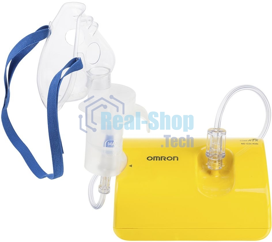 Ингалятор OMRON NE-C24 Kids компрессорный, детский, желтый