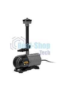 Насос фонтанный Denzel FNP31-24 31 Вт, подъем 2,4 м, 1500 л/ч, колокольчик/2 каскада/гейзер