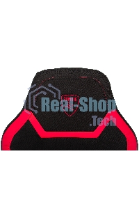 Кресло игровое Zombie 10 черный/красный искусст.кожа/ткань крестовина пластик