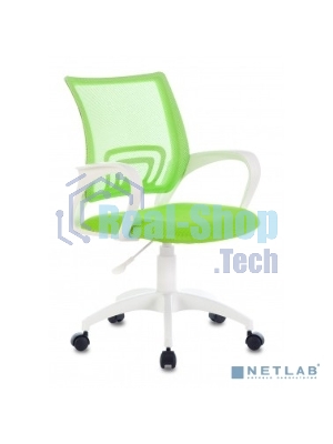 Кресло Бюрократ CH-W695NLT TW-03A TW-18 салатовый, сетка/ткань, 120 кг, механизм качания