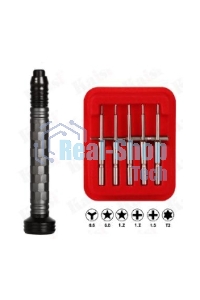 Отвертка с набором бит Kaisi 8926 3D 6 в 1 Grey