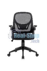 Кресло офисное Defender Office черный, сетка, регулир. подлокот