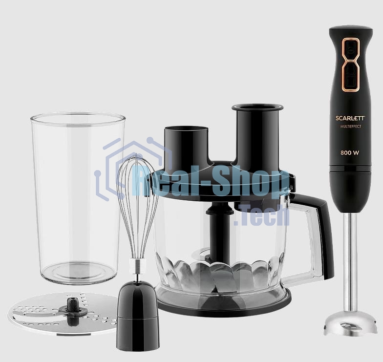 Блендер погружной Scarlett SC-HB42K09 черный;