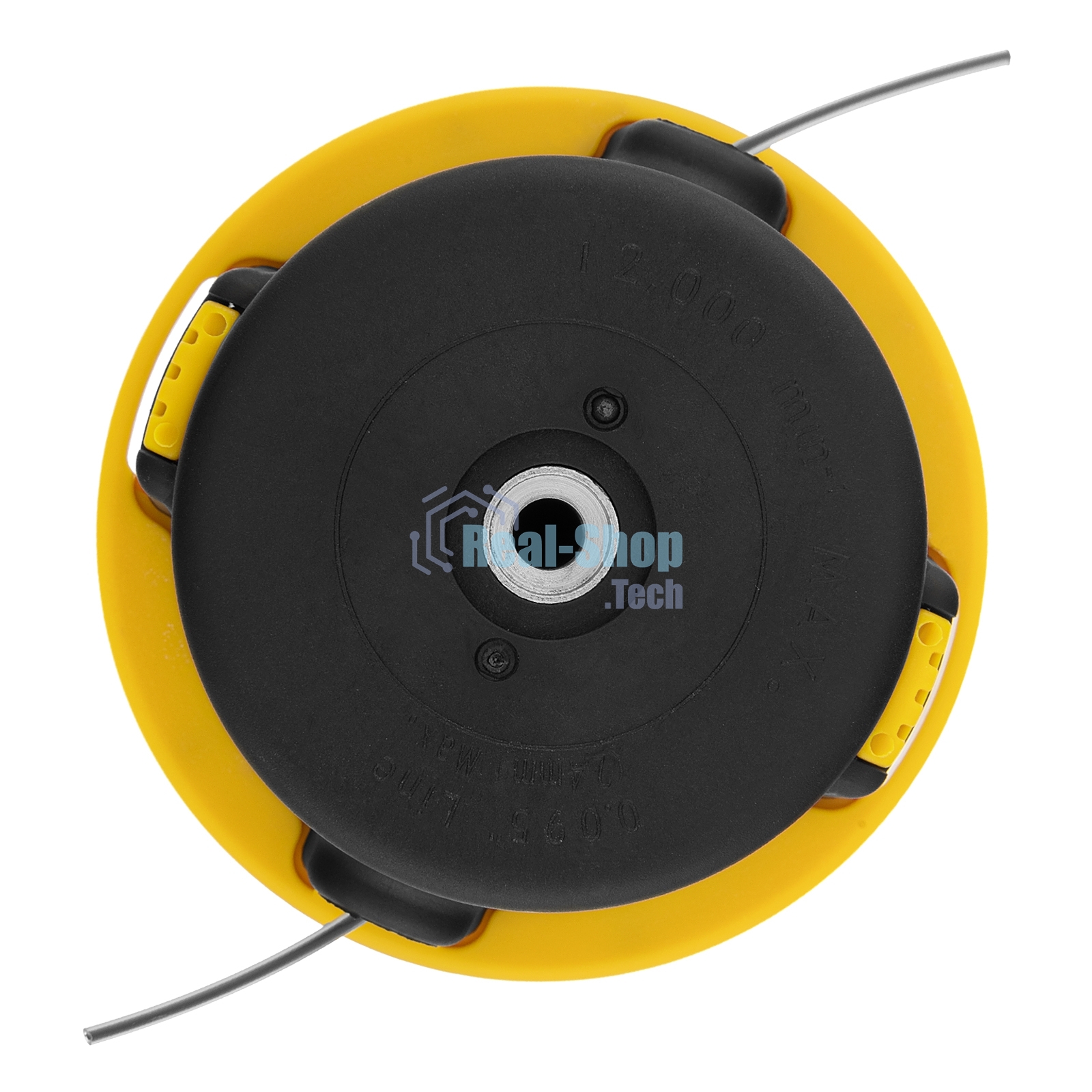 Катушка для триммера DENZEL 96392 полуавтомат. легкая заправка гайка М10 М10 М8, лев.,шаг 1,0 1,25мм