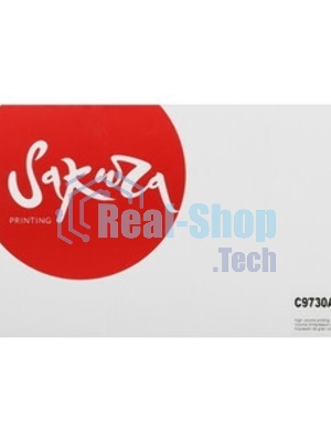 Картридж лазерный Sakura C9730A для принтера HP Laser Jet 5500/555, черный, 12000 к.