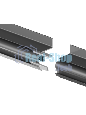 Алюминиевый профиль Ambrella light GP4100BK черный 2000*26*34