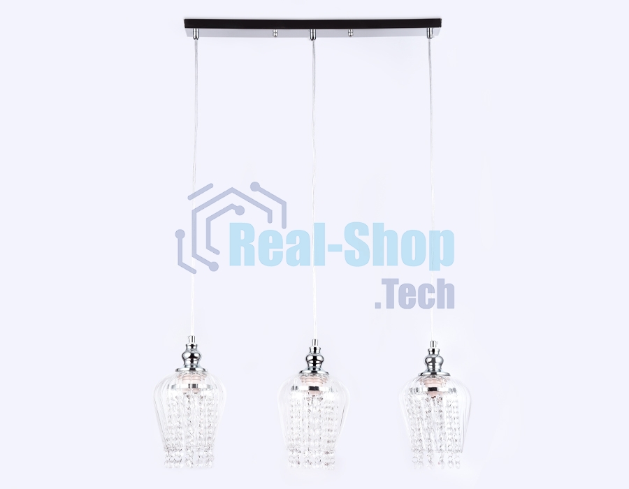 Светильник Ambrella light TR3612/3 CH/CL хром/прозрачный E27/3 max 40W 570*140*920
