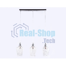Светильник Ambrella light TR3612/3 CH/CL хром/прозрачный E27/3 max 40W 570*140*920