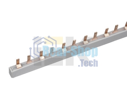 Шина соединительная типа IEK YNS21-2-063PIN (штырь) 2Р 63А (дл.1м) IEK