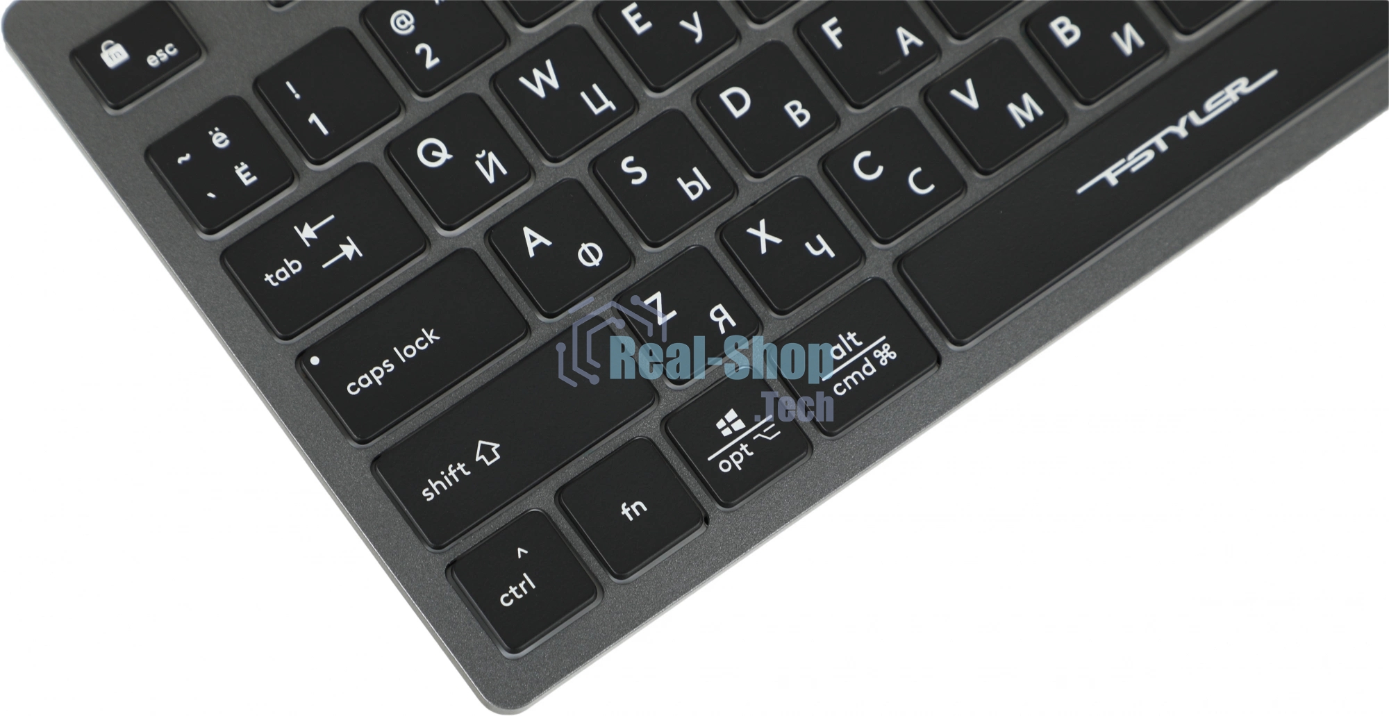 Клавиатура проводная A4Tech Fstyler FX60 серый/белый