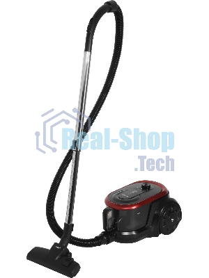 Пылесос Vitek VT-CV1880 черный/красный, 400/2000 Вт, уборка сухая, пылесборник контейнер 2,5 л