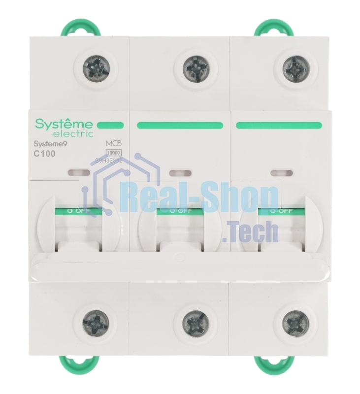 Автоматический выключатель Systeme Electric S9H32392 Systeme9 27мм C 125A 3P 10 kA 400В