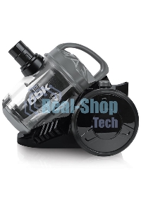 Пылесос BBK BV1503 (черный/темно-серый), 2000Вт, без мешка, объем контейнера для пыли 2,5л, мощность 320 Вт