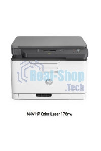 МФУ лазерное HP Color 178nw (4ZB96A), A4, цветной, печ. до 18 стр/мин. (ч/б) до 4 стр/мин. (цвет), 600 x 600 dpi, USB, RJ-45, Wi-Fi, Air Print, Mopria