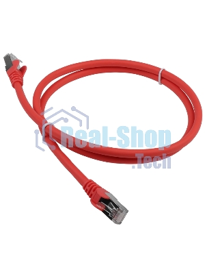 Патч-корд Lanmaster LAN-PC45/S6A-5.0-RD вилка RJ-45-вилка RJ-45 кат.6А 5м красный LSZH