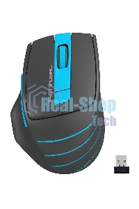 Мышь беспроводная A4Tech Fstyler FG30S серый/синий, 2000 dpi, радиоканал, USB, кнопки - 5