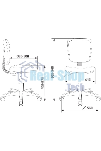 Кресло детское Бюрократ CH-W204NX/ORANGE оранжевый TW-96-1 (пластик белый)