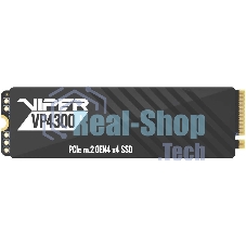 Накопитель SSD Patriot Viper VP4300, 1Tb, PCIe 4.0 x4, M.2 2280, NVMe, R/W 7400/5500, с радиатором