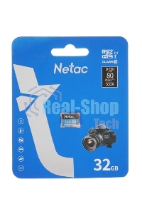 Флеш карта microSDHC 32Gb Netac P500 NT02P500STN-032G-S (без SD адаптера) 80Mb/s