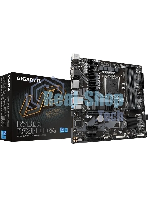 Материнская плата Gigabyte B760M DS3H DDR4, LGA 1700, Intel B760, 4xDDR4, 4xSATA, 2xM.2, 1xPCIe 4.0 x16, 2xPCIe x1, 1xHDMI, 1xDP, 1xVGA, 1x 2.5Gb LAN, 3xUSB-A 3.2 Gen 1, 1xUSB-C 3.2 Gen 2, 2xUSB-A 2.0, 3x3.5 мм, 7.1, mATX