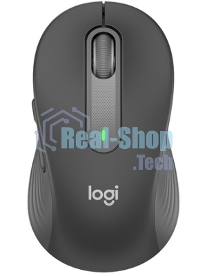 Мышь беспроводная Logitech Signature M650 графитовый, 4000 dpi, радиоканал, Bluetooth, USB, кнопки - 5