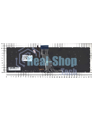 Клавиатура для ноутбука HP Omen 17-W000 черная с красной подсветкой