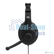 Гарнитура проводная ExeGate EX289748RUS Office HS-102S (3,5мм Jack интерфейс, длина кабеля 1,5м)