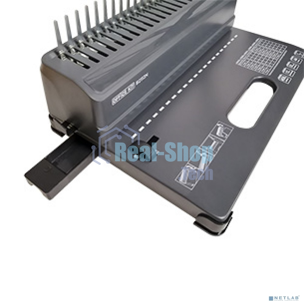 Переплетчик Office Kit B2112N A4/перф.12л.сшив/макс.450л./пластик.пруж. (4.5-51мм)