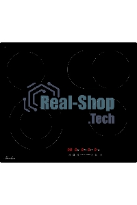 Варочная поверхность MONSHER MHE 6013, электрическая, Hi-Light, 9 уровней мощности, бустер, автоматическое отключение, таймер, индикатор остаточного тепла, сенсорное управление, черный