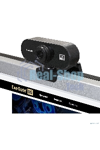 Веб-камера ExeGate Stream C940 2K (5Мп, 2560x1440, 30fps, поддержка H.264, ручной фокус, 4-линзовый объектив (стекло), микрофон с шумоподавлением, универсальное крепление, USB, кабель 1,5 м, Windows 7/8/10/11, Mac OS 10.6 и выше, Chrome OS, Android 5.0 и 