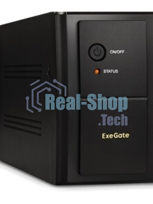 Источник бесперебойного питания ExeGate SpecialPro UNB-1200.LED.AVR.EURO.RJ / 1200 ВА / 750 Вт / 4 x CEE 7 (евророзетка)