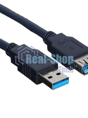 Кабель AM/AF USB3.0 0.5m VCOM удлинитель USB 3.0, VUS7065-0.5M