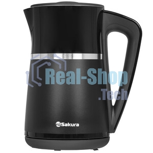 Чайник электрический Sakura SA-2185DBK Premium 1.7 л, дисплей, черный