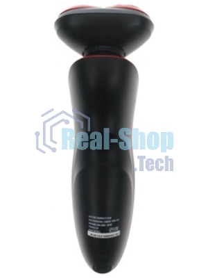 Электробритва Centek CT-2168 (красный) ротор 3D, влажное бритье, 3 плав.головки, 2-ные лезвия, до 50 мин раб