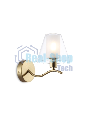 Настенный светильник Ambrella light LH57095 BS/FR латунь/белый матовый E14 max 40W 230*140*200