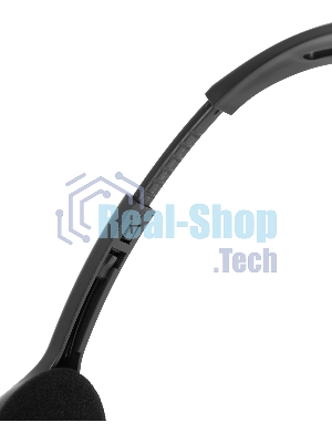 Гарнитура Logitech H111 чёрный, проводная, 3.5 мм