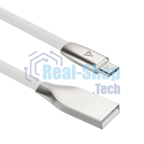 Кабель USB ACD-Infinity MicroUSB - USB-A TPE, 1.2м, белый