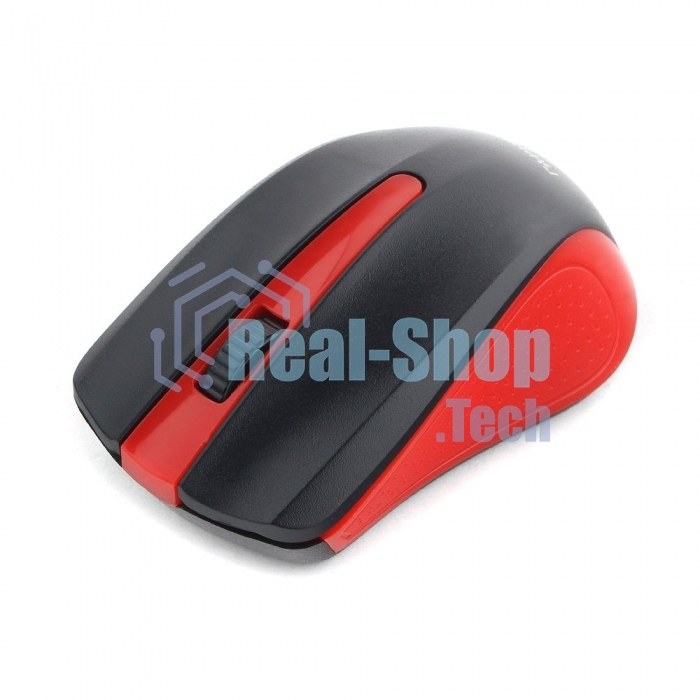 Мышь беспроводная Гарнизон GMW-430R красный, 1200 dpi, радиоканал, USB, кнопки - 3