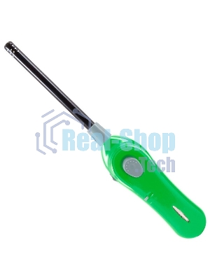Пьезозажигалка ECOS GL-001G, зеленая, 26 см.
