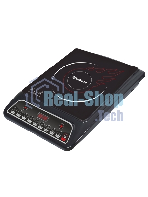 Плита настольная индукционная Sakura SA-7152RF 2000 Вт, индукционный нагревательный элемент, ЖК- дисплей