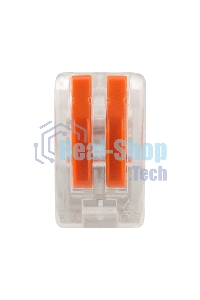 Универсальная клемма Rexant 2-проводная, прозрачная (0,08-2,5/4 мм²) (50 шт./уп.)