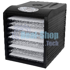 Сушка для фруктов и овощей Hyundai HYFD-P1801 18под. 700 Вт, черный