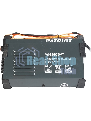 Сварочный аппарат Patriot WM260DVT инвертор MMA/TL/vrd 12.5кВт