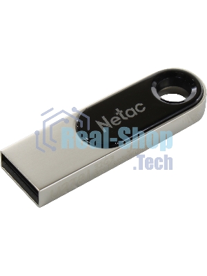 Флешка USB Netac U278 (NT03U278N-032G-20PN), 32Gb, USB 2.0, R/W 50/10, серебристый/черный