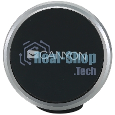 Держатель автомобильный Canyon Car Holder for Smartphones,magnetic suction function,with 2 plates(rectangle/circle), черный,40x35x50мм 0.033kg