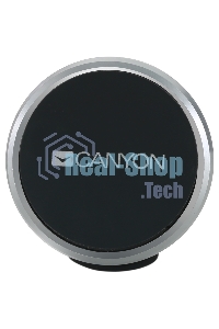 Держатель автомобильный Canyon Car Holder for Smartphones,magnetic suction function,with 2 plates(rectangle/circle), черный,40x35x50мм 0.033kg